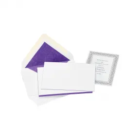 万宝龙/Montblanc 10贺卡+薰衣草紫色信封 U0109126
