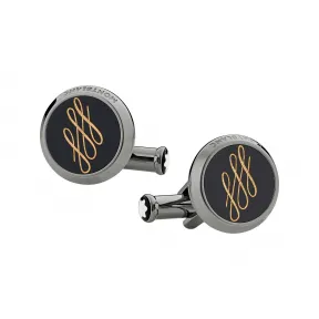 万宝龙/Montblanc 书法字体图案袖扣 U0124209