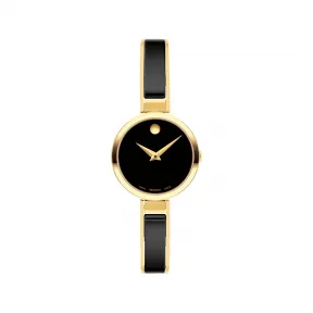 摩凡陀/Movado Bangles系列 24MM 黄色 PVD ​​抛光不锈钢 石英机芯 女表 0607714