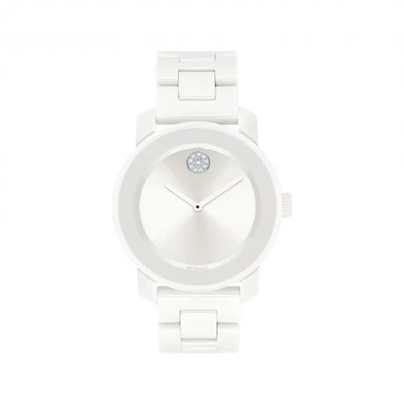 摩凡陀/Movado 陶瓷 不锈钢 石英机芯 女表 3600534