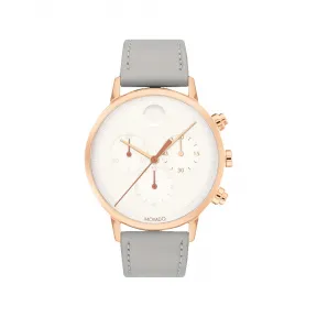 摩凡陀/Movado Face系列 38MM 玫瑰金离子镀不锈钢 石英机芯 女表 3640064