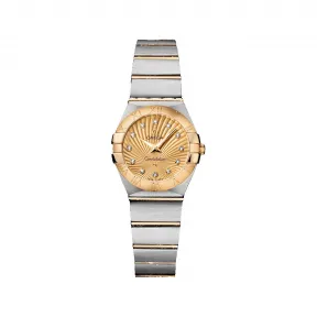 欧米茄/Omega 星座系列 精钢 黄金表链 石英机芯 123.20.24.60.58.001