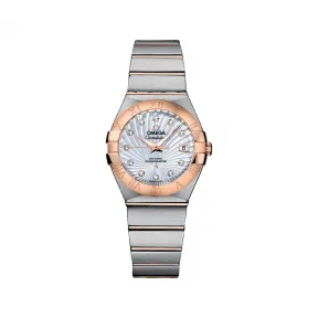欧米茄/Omega 星座系列 精钢 红金表链 自动机械 123.20.27.20.55.001