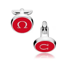 欧米茄/Omega 精钢及红色漆面: 袖扣 C91STA0206405