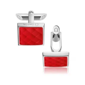 欧米茄/Omega 不锈钢与红色橡胶: 袖扣 C92STA0509605