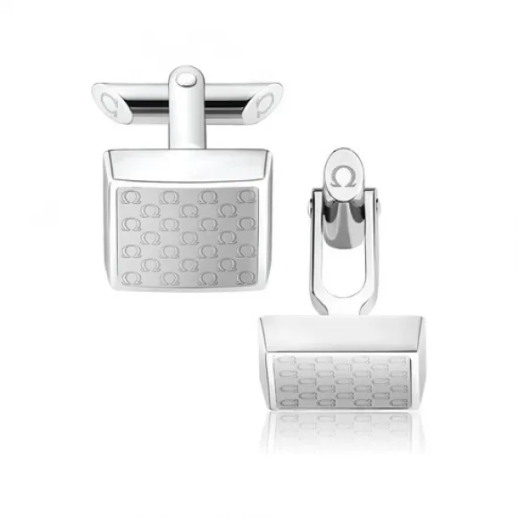 欧米茄/Omega 精钢与半透明树脂: 袖扣 CA02ST0000105