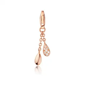 欧米茄/Omega 18K红金及钻石: Dewdrop 吊饰 - M43BGA0200305