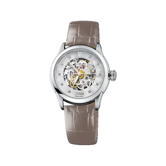 豪利时/Oris Oris Artelier Artelier 镂空钻石腕表 01 560 7604 4019-07 5 16 61FC