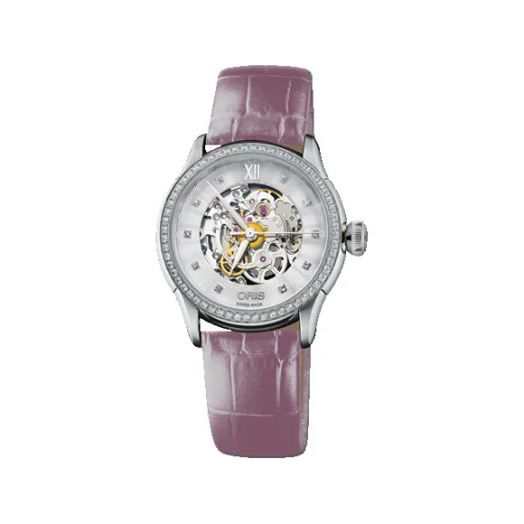 豪利时/Oris Oris Artelier Artelier 镂空钻石腕表 01 560 7604 4919-07 5 16 62FC