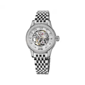 豪利时/Oris Oris Artelier Artelier 镂空钻石腕表 01 560 7687 4919-07 8 14 77