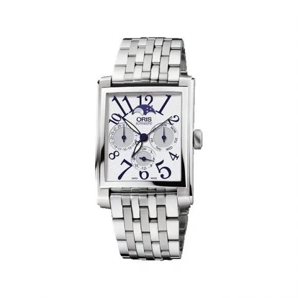 豪利时/Oris Oris Rectangular Rectangular 多功能月相腕表 01 581 7658 4061-07 8 23 82