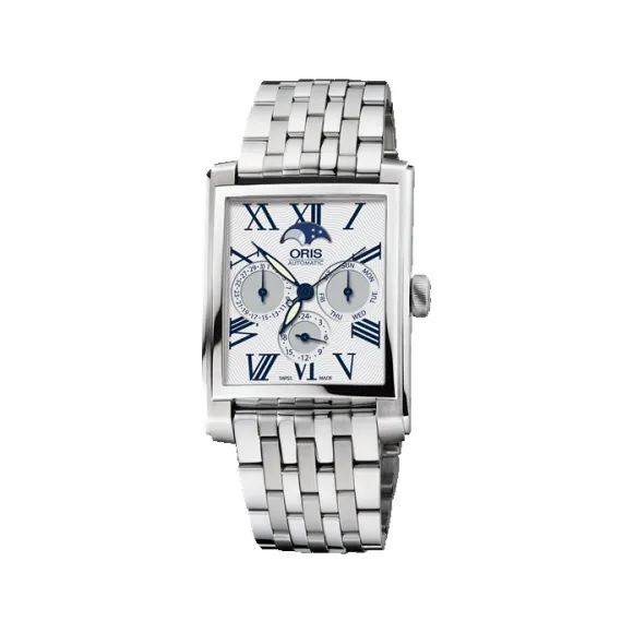 豪利时/Oris Oris Rectangular Rectangular 多功能月相腕表 01 581 7658 4071-07 8 23 82