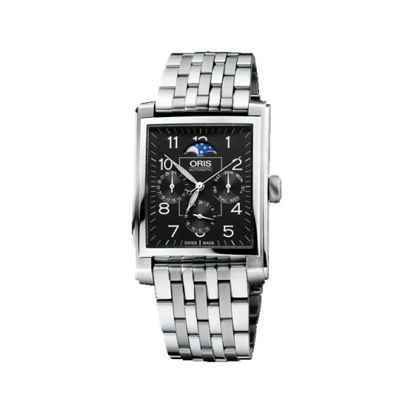 豪利时/Oris Oris Rectangular Rectangular 多功能月相腕表 01 582 7658 4034-07 8 23 82