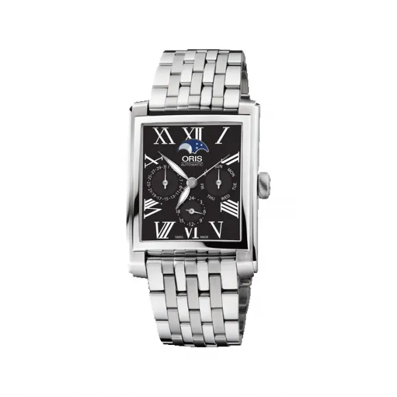 豪利时/Oris Oris Rectangular Rectangular 多功能月相腕表 01 582 7658 4074-07 8 23 82