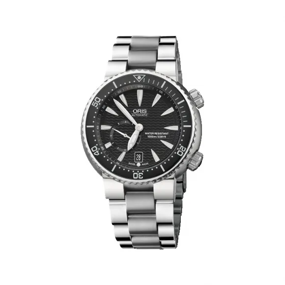 豪利时/Oris Oris Divers Divers 钛合金小秒针潜水表 01 643 7637 7454-07 8 24 70PEB