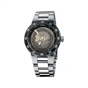 豪利时/Oris Oris Williams WilliamsF1 Team 镂空日历表 01 733 7613 4114-07 8 24 75