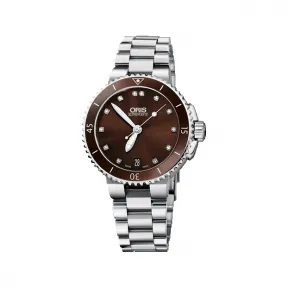 豪利时/Oris Oris Aquis Aquis 日历钻石腕表 01 733 7652 4192-07 8 18 01P