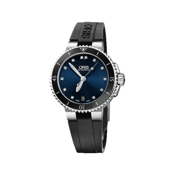 豪利时/Oris Oris Aquis Aquis 日历钻石腕表 01 733 7652 4195-07 4 18 34