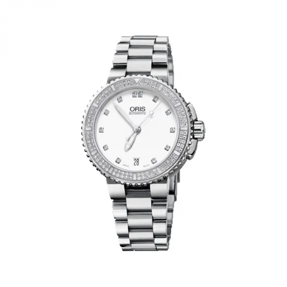 豪利时/Oris Oris Aquis Aquis 日历钻石腕表 01 733 7652 4991-07 8 18 01P