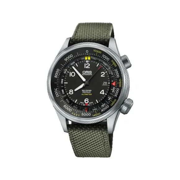 豪利时/Oris Oris Big Crown ProPilot Big Crown ProPilot Altimeter 英尺刻度 01 733 7705 4134-Set 5 23 14FC
