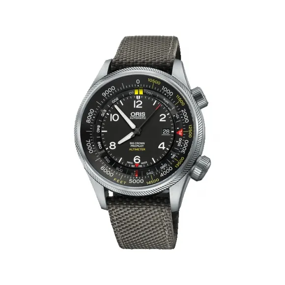 豪利时/Oris Oris Big Crown ProPilot Big Crown ProPilot Altimeter 英尺刻度 01 733 7705 4134-Set 5 23 17FC