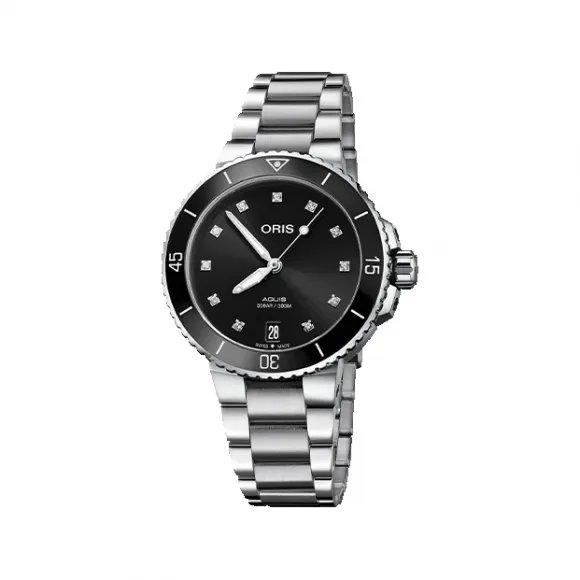 豪利时/Oris Oris Aquis Aquis 日历钻石腕表 01 733 7731 4194-07 8 18 05P