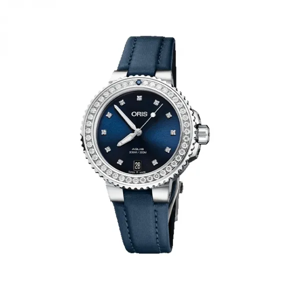 豪利时/Oris Oris Aquis Aquis 日历钻石腕表 01 733 7731 4995-07 5 18 46FC