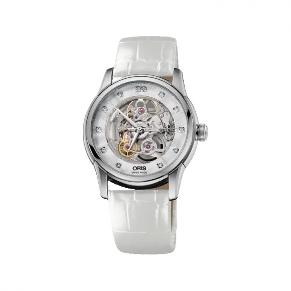豪利时/Oris Oris Artelier Artelier 镂空钻石腕表 01 734 7670 4019-07 5 21 67FC
