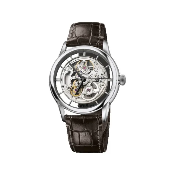 豪利时/Oris Oris Artelier Artelier 透明镂空腕表 01 734 7684 4051-07 1 21 73FC