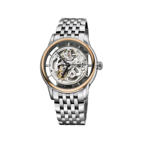 豪利时/Oris Oris Artelier Artelier 透明镂空腕表 01 734 7684 6351-07 8 21 77