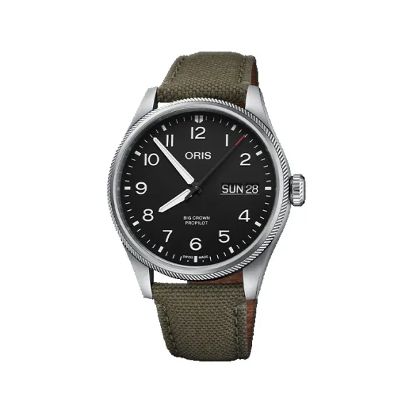 豪利时/Oris Big Crown ProPilot Big Day Date 01-752-7760-4164-07-3-22-02LC