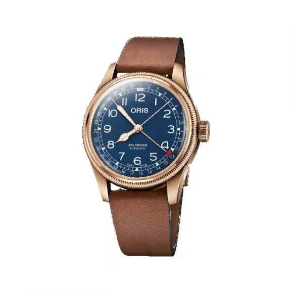 豪利时/Oris 豪利时 大表冠指针式日历 青铜腕表 40.00 MM 青铜 自动上链 男表 01-754-7741-3165-07-5-20-58BR