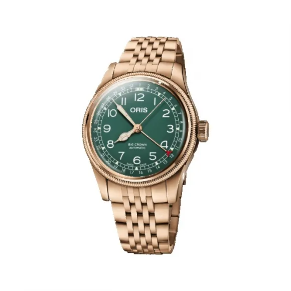 豪利时/Oris 豪利时 大表冠指针式日历 青铜腕表 40.00 MM 青铜 自动上链 男表 01-754-7741-3167-07-8-20-01