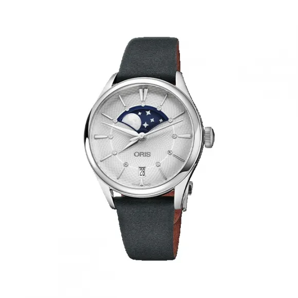 豪利时/Oris Oris Artelier Artelier 大月相 日历腕表 01 763 7723 4051-07 5 18 34FC