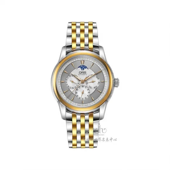 豪利时/Oris 艺术家系列 40MM PVD镀金 自动机械机芯 男表 58175924351M