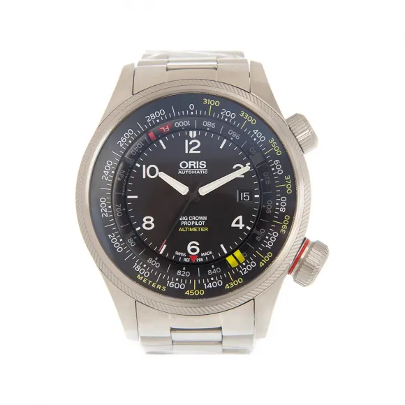 豪利时/Oris 航空系列 47MM 精钢 自动机芯 男表 733-7705-4164-8-23-19