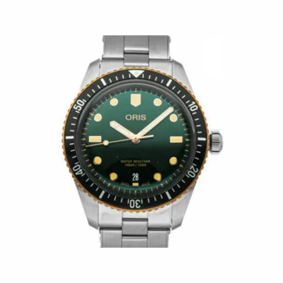 豪利时/Oris 潜水系列 DIVERS 40MM 精钢 自动机芯 男表 733-7707-4357-07-8-20-18