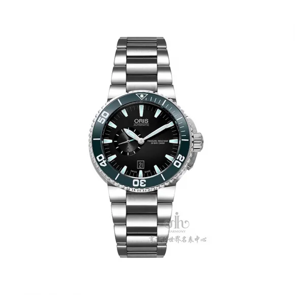 豪利时/Oris 潜水系列 46MM 钢 自动机械机芯 男表 74376734137m