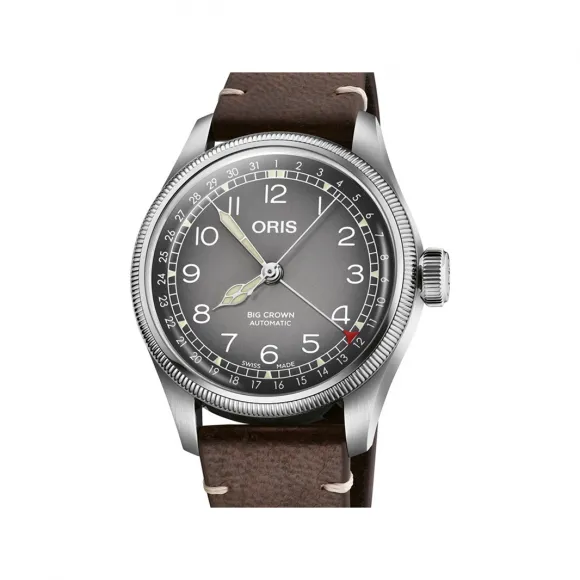 豪利时/Oris BIG CROWN 38MM 精钢 自动机芯 男表 754-7779-4063-SET