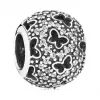 潘多拉/Pandora 蝴蝶镂空造型锆石925银串珠791482CZ