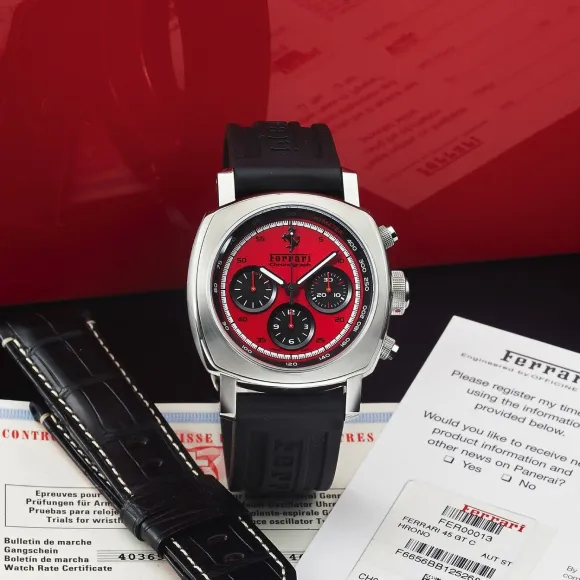 沛纳海/Panerai 不锈钢 法拉利系列 自动机械表芯 男表 FER00013