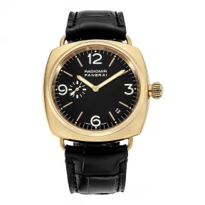 沛纳海/Panerai 18k玫瑰金 RADIOMIR系列 自动机械表芯 男表 PAM00103