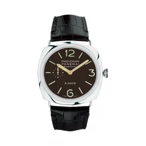 沛纳海/Panerai 铂金 限量珍藏款系列 手动机械机芯 男表 PAM00198