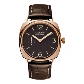 沛纳海/Panerai 18k玫瑰金 RADIOMIR系列 手动机械机芯 男表 PAM00336