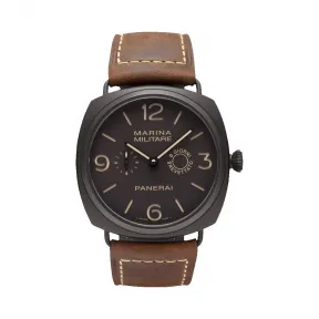 沛纳海/Panerai 铝陶瓷化表壳 LUMINOR系列 手动机械机芯 男表 PAM00339