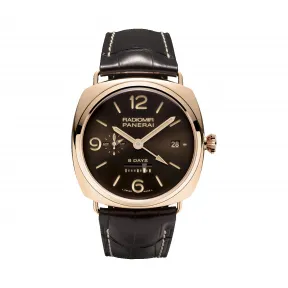沛纳海/Panerai 18k玫瑰金 限量珍藏款系列 手动机械机芯 男表 PAM00395