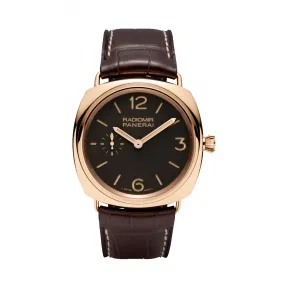 沛纳海/Panerai 18k玫瑰金 RADIOMIR系列 手动机械机芯 男表 PAM00439