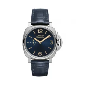沛纳海/Panerai 磨砂钛金属 LUMINOR DUE系列 手动机械机芯 男表 PAM00728