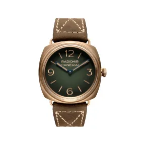 沛纳海/Panerai Radiomir系列 47MM brushed bronze 手动机械机芯 男表 PAM00760