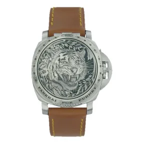 沛纳海/Panerai 精钢 限量珍藏款系列 自动机械表芯 男表 PAM00813